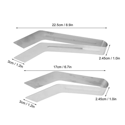 2 pcs Seedling Transplant Tongs, Stainless Steel Seedling Starters Remove Tongs, Gardening Plants Transplant Tongs for Reducing Root Damage