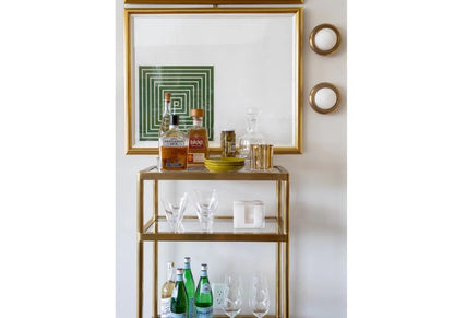 Smoke Remi Reeded Votive — by Alice Lane Home Collection — Sophisticated Smoke Color — Classic Votive, Adorned with Distinctive Bubble Design — for Kitchen, Living Room and Special Occasions