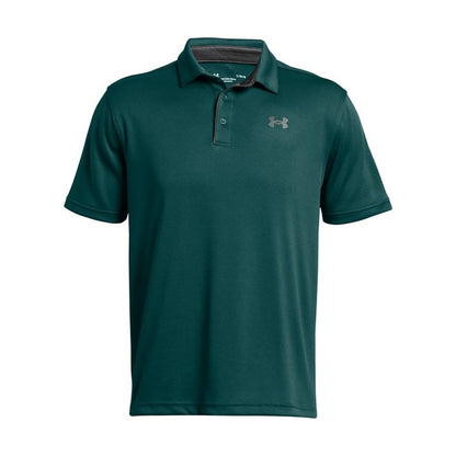 Under Armour Men's Tech Golf Polo, (449) Hydro Teal / / Pitch Gray, Small