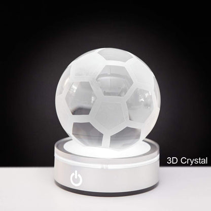 IFOLAINA LED Light Base Lighted Display Stand for Crystal Ball Glass Art Tumbler RGB Multicolor Lighting Round Pedestal USB Battery Operated - Sphere Stand