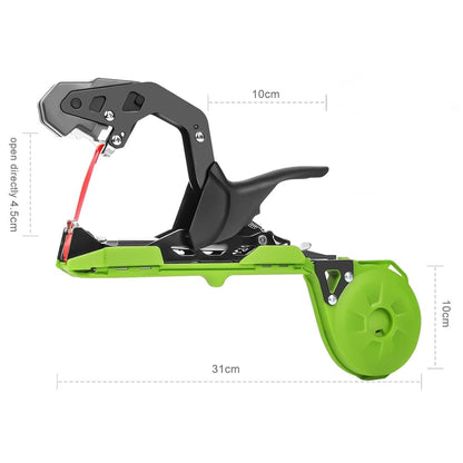 Kongsen Plant Tying Machine Set Vine Tying Machine for Climbing Plants, Tomato, Tomatoes, Vining Vegetables, Flower Planting,Cucumber, 10000pcs Staples 20 Rolls (Green)
