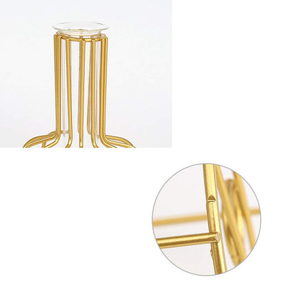 1pc Planter Bulb Desktop Planter Vase Flower Vase Glass Tube Glass s Desktop Plant Terrarium Dinner Table Decor Plants Decor Iron Crafts Birthday Present Dining Table