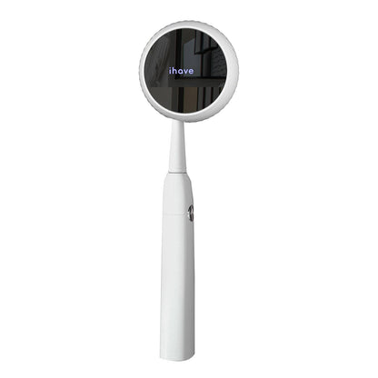 iHave Toothbrush Sanitizer Holder: Auto-Cycle UV Disinfection & Magnetic Wall-Mount for Manual & Electric Brushes | Portable Toothbrush Holders for Home & Apartment,Bathroom Decor & Travel Essential