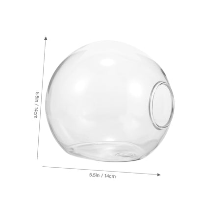 UKCOCO Hydroponic Wall Hanging Glass Flower Vase Creative Terrarium Planter for Indoor Decor Modern Transparent Flowerpot for for Plant Arrangement