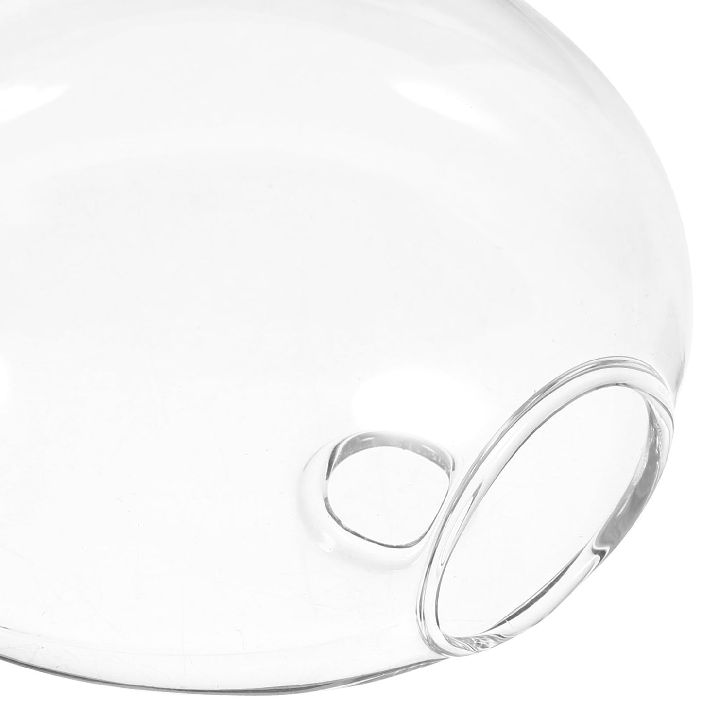 TOVINANNA Wall Mounted Glass Vase Set of 2, Hydroponic Planter for Indoor Plants, Hanging Terrarium Container for Home and Office Décor