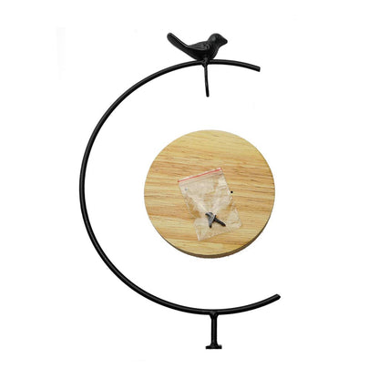 CXLE Ornament Display Stand, Ornament Stand Holder Iron Pothook Stand for Hanging Glass Globe Air Plant Terrarium, Witch Ball, Christmas Ornament and Home Wedding Decoration