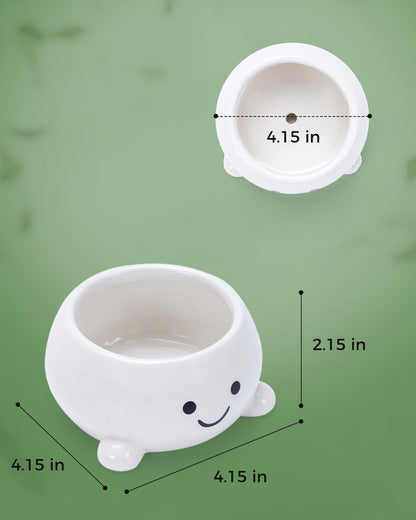GaloTrek Smily Face Planter Pot Funny Toilet Plant Pots Cute Ceramic Flower Head Planters Succulent Pots for Indoor Outdoor Plants Unique Bathroom Planter with Drainage Hole