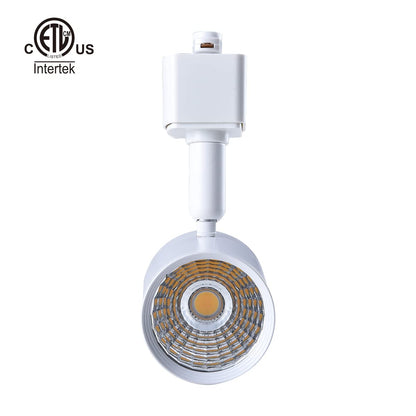 mirrea 12 Pack LED Track Lighting Heads Compatible with Single Circuit H Type Rail Ceiling Spotlight for Accent Task Wall Art Exhibition Lighting 6.5W White Painted (4000K Neutral White)