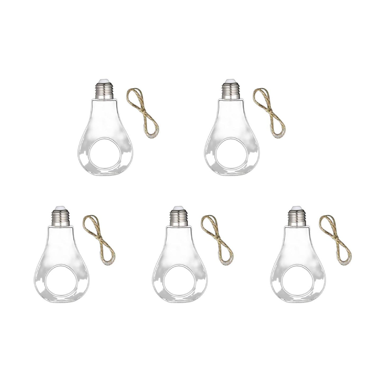 BEIYINAI Bulb Shaped Hydroponic Glass Vase Plant Flower Fish for Tank Terrarium for Creative Art Flower Glass Vase Hanging Plant Bulbs