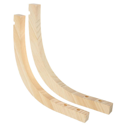 balacoo 2Pcs Wooden Plant Hangers Stylish Wall Hooks for Indoor Plants Durable Wood Flowerpot Holders for for Lanterns Bird Feeders and More