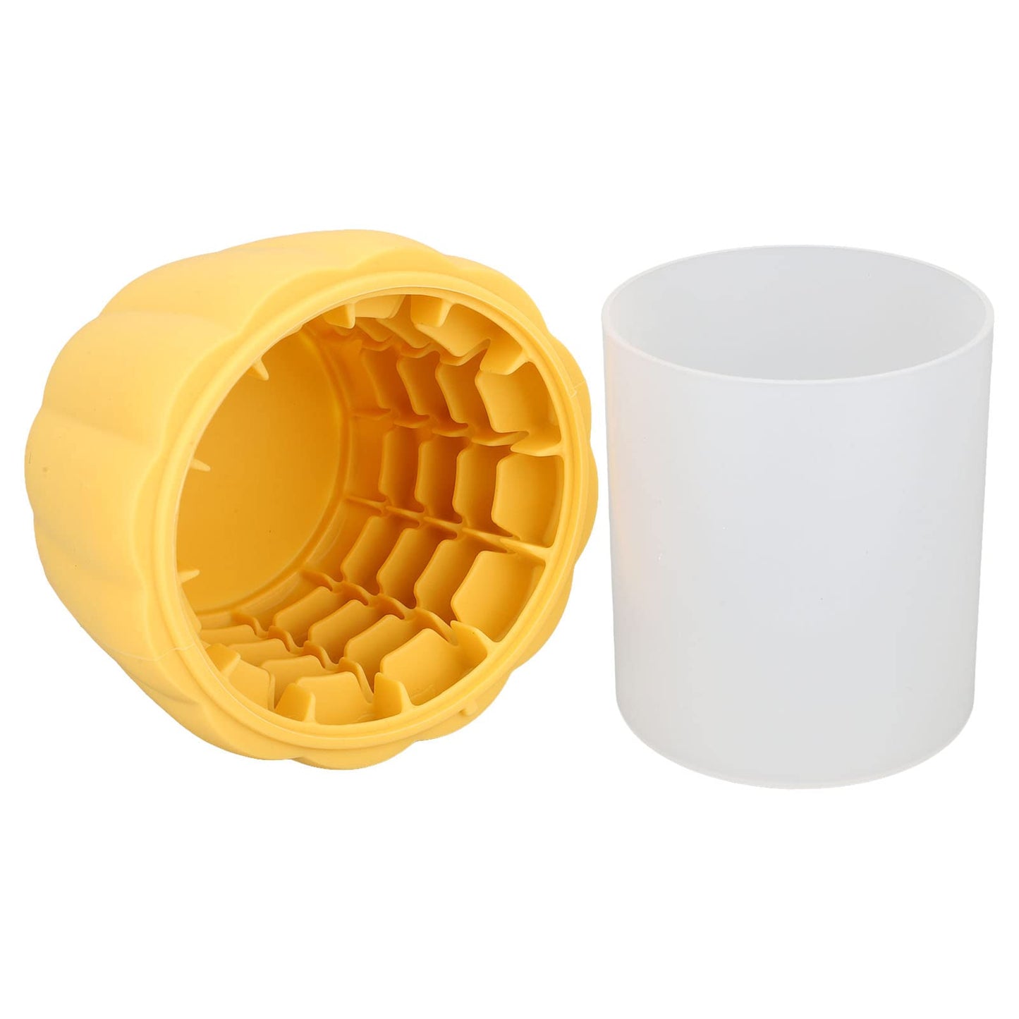 Ice Cube Maker, Pumpkin Look, Easy to Use, Space Saving, Silicone Acrylic Silicone Ice Bucket