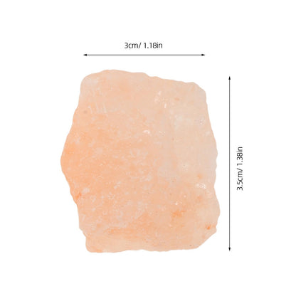 TOYANDONA Natural Pink Salt Rock Chunks 2.2 Lbs Crystal Salt Stones 2-4cm Raw Rocks for Home Décor and Ambient Accessories