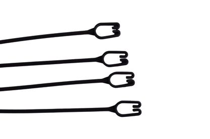 Replacement 4 Strand Plastic Hangers for 12" Hanging Baskets - Set of 5 (Brown)