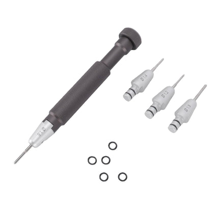 Aramox Jewelers Screwdrivers Set, 1.2 to 1.8mm Bits Watch Repair T Handle Non Slip Grip for Watchmaker Jewelry Crafting