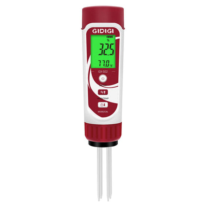 GIDIGI Moisture Meter for Plants, 3 in 1 Digital Soil Moisture Meter，Soil Moisture Meter and Soil EC Meter for Farms, Gardens, Orchards, Home Planting, Indoor Plants, Composting and Other Scenarios