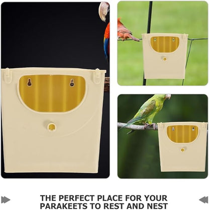 balacoo 5pcs Bird Nest Breeding Box Parakeet Nesting Box Parrot Bird Box Breeding Box Nesting Box for Parrots