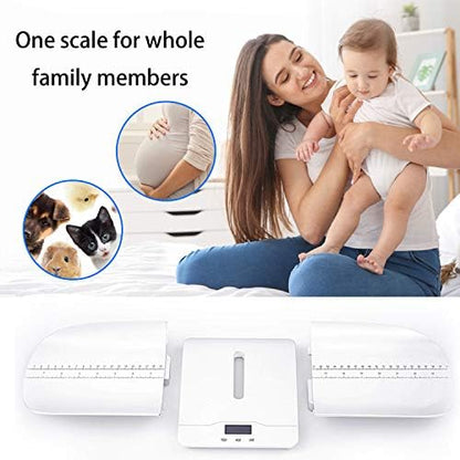 Digital Pet Scale, Baby Scale, with 3 Weighing Modes(kg/oz/lb), Max 220 lbs, Capacity with Precision up to 0.02lbs, White, Suitable for Infant, Puppies, Mom