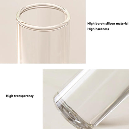 8PCS Test Tube Vases Decorative Glass Flower Vase Hinged Flower Vases Planter Flower Arranging Container Hydroponic Flower Holder Decor with 15PCS Hooks and 2PCS Brushes (VASES- A)
