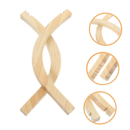 UKCOCO 2pcs Hanging Plant Holder Outdoor Indoor Plant Hanger Wooden Wall Hangers Ceiling