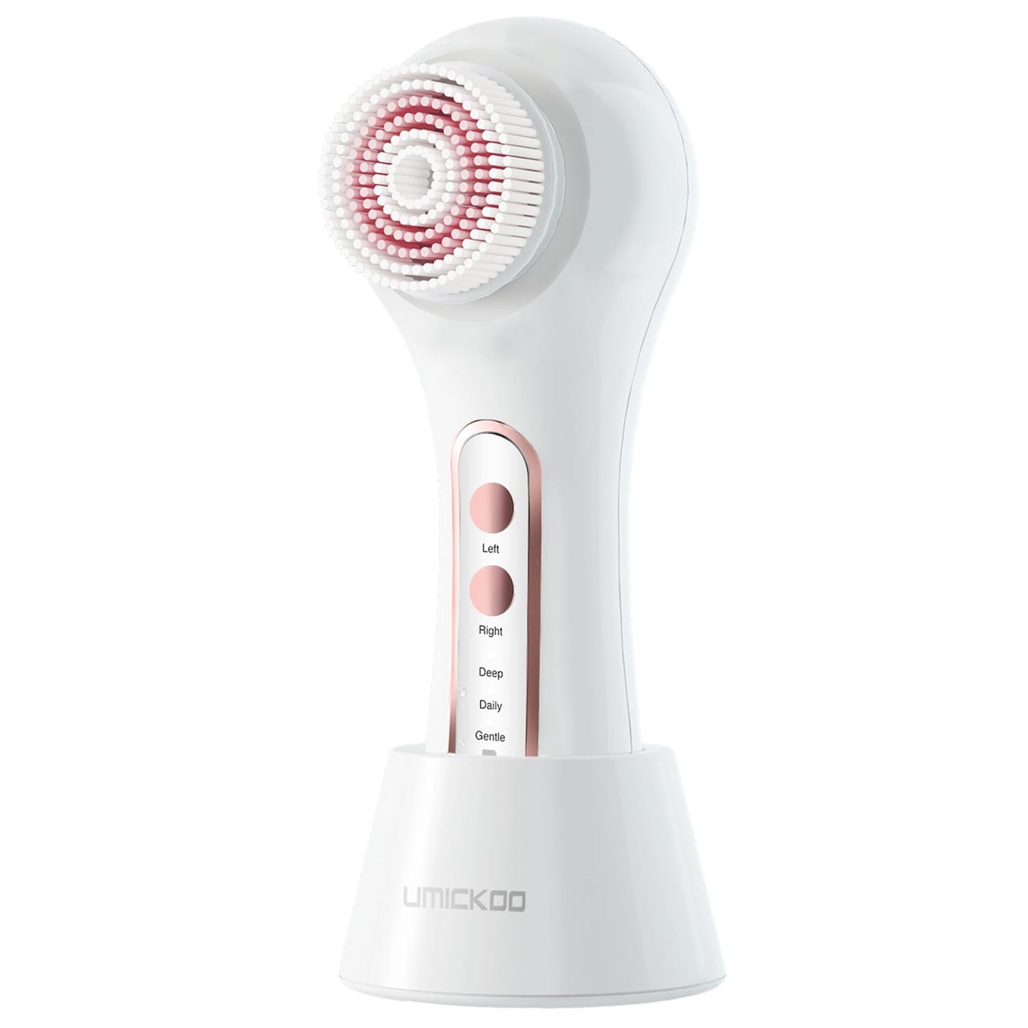 Face Scrubber Exfoliator,Facial Cleansing Brush Rechargeable IPX7 Waterproof with 5 Brush Heads,Electric Face Spin Brush for Exfoliating, Massaging and Deep Cleansing