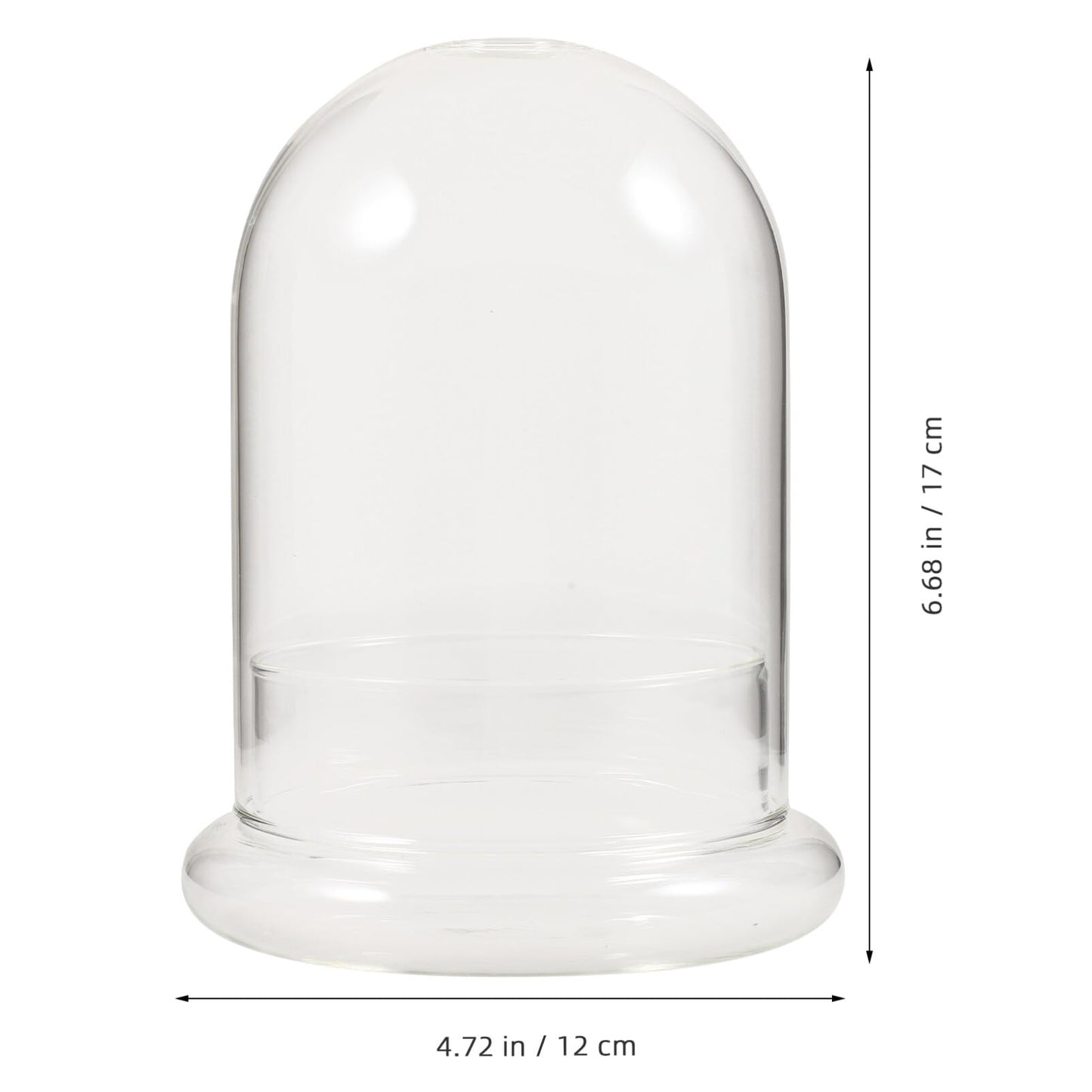 VOSAREA Glass Terrarium Planter Vase Decorative Bottle for -Landscape for Home Office Garden Decor Artistic Design for Moss and Plants