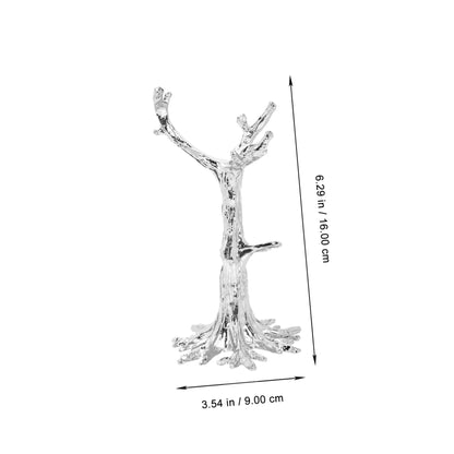Hemobllo Creative Tree Branch Shape Crystal Ball Base Display Rack Premium Iron Ore Stand for Crystal Balls Delicate Sphere Holder for Home Decor Compact Elegant Pedestal for Desk Table