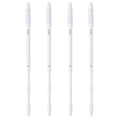 IPPINKA Sustee Aquameter Set of 4, Plant Soil Moisture Sensor, (White, Large, Refillable)