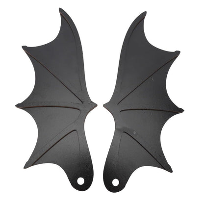 Limen Wooden Bat Wing Decoration 2 Pcs – Funny License Plate Decor, Composite Wood Wall Art for License Plate & Party, Gothic Car Decor,(6.89 * 4.53in)