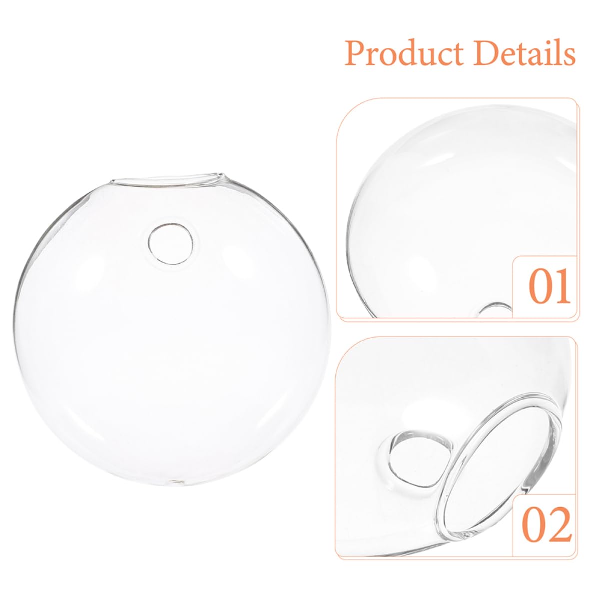Ciieeo 4pcs Unique Hydroponic Vase Wall Planter Glass Terrarium Jar Modern Vase for Indoor Plants Wall Decor