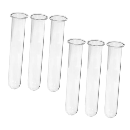 Ciieeo 6pcs Glass Test Tube Vase for Air Plant Terrarium Propagation Jars for Plants Glass Tube Vase Elegant Design for Home Office