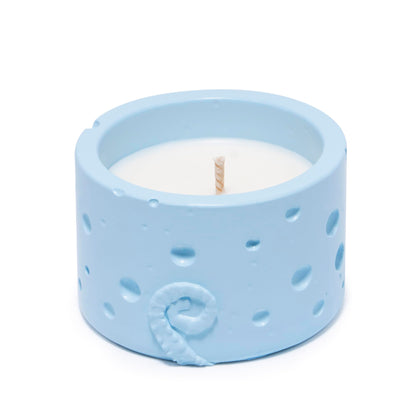 Hodao Oceanic Serenity Handcrafted Aromatherapy Box with Candle & Decor – Beach Rock Sculpture with Sea Turtle, Seashells, for Home, Bathroom, Yoga Room Decor (Blue-Seahorse)
