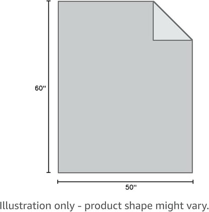 BOURINA Olive Green Throw Blanket 50x60 Inches Throw Textured Solid Soft Sofa Couch Decorative Knit Blanket