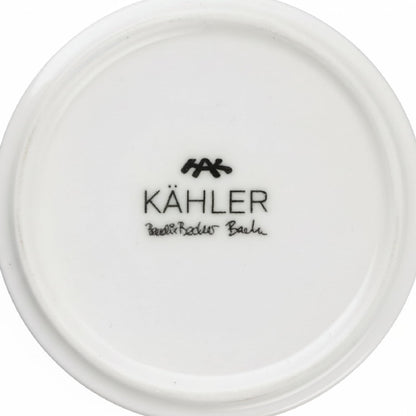 Kahler Nobili Tealight Holder | Snow White Bone China | 10 Inch