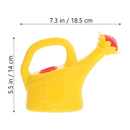 TOYANDONA 3pcs Toy Watering Can for Kids - Plastic Watering Cans Garden Flower Water Pot for Spring Summer Outdoor Bath Beach Sand Toys (Random Color)