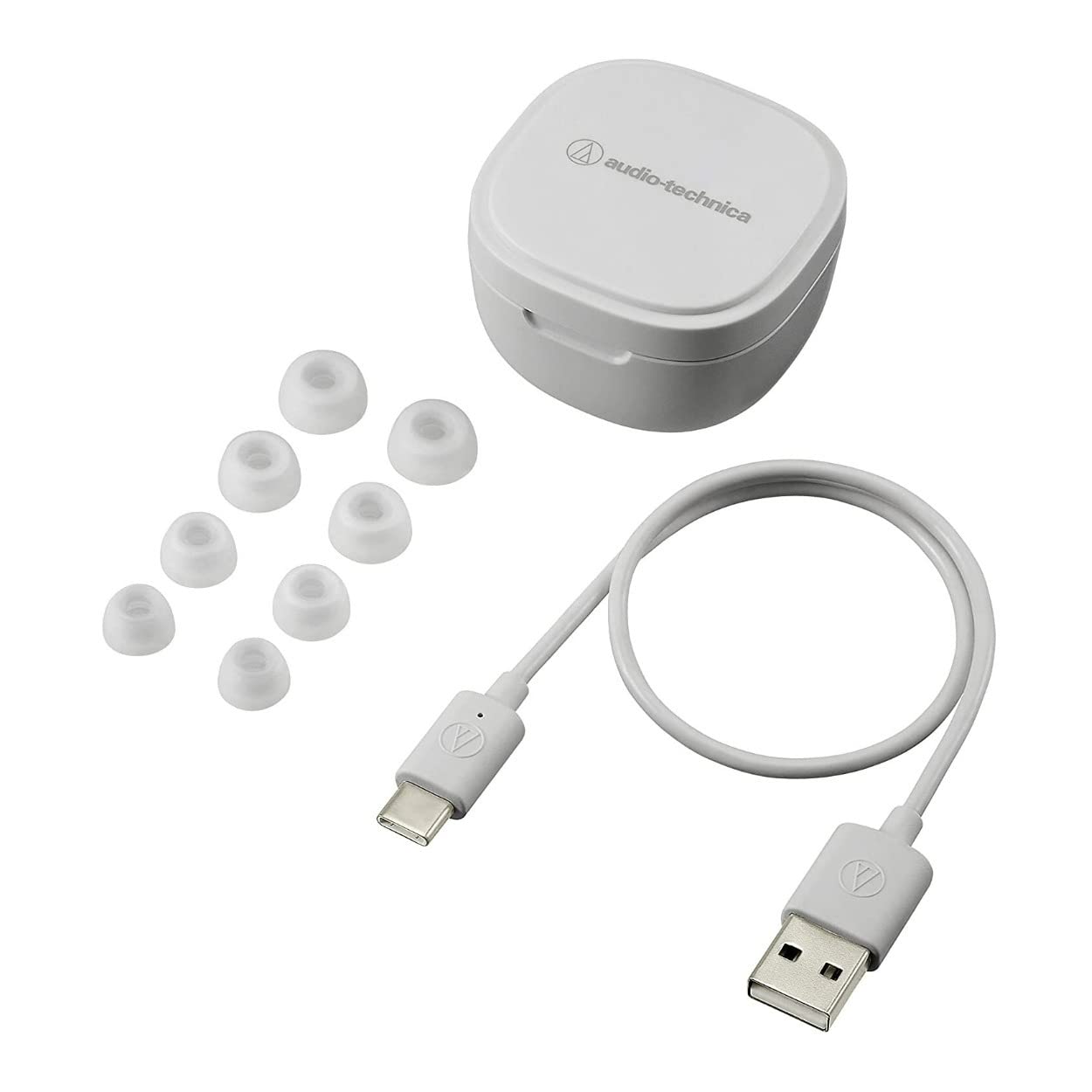 Audio-Technica ATH-SQ1TWWH Wireless in-Ear Headphones, White