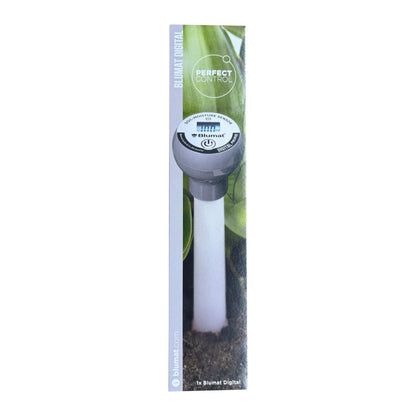 Blumat Moisture Meter for Plants - Accurate Soil Moisture Meter - Easy to Use Advanced Water Meter for Gardening (Moisture Meter with Cap and Planting Tool)