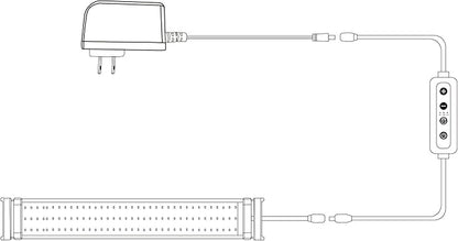 NICREW Aquarium Light Timer&Dimmer, Easy to Program Fish Tank Light Controller