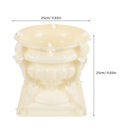 Yardwe Flower Pot Mold Unique Epoxy Planter Mold for Creative Crafts for Family Projects Home Decoration