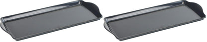 Reston Lloyd Calypso Basics Tidbit Tray, Grey (Pack of 2)