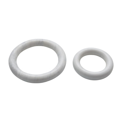 Creative Co-Op Marble Trivets for Dining Table, Set of 2