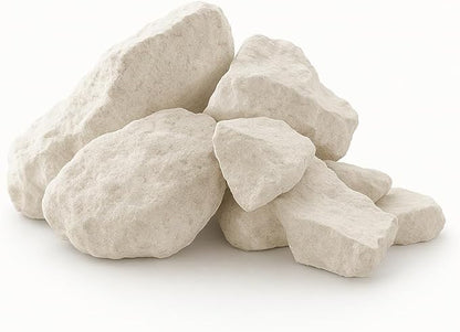 SunGrow Shrimp Rocks for Aquarium, 4-oz. Calcium Stones for Shrimp, Freshwater Aquarium Calcium Rocks for Snails, Recreate Shrimp Habitat, Feeder Discs for Crabs & Crayfish, Snail Tank Accessories