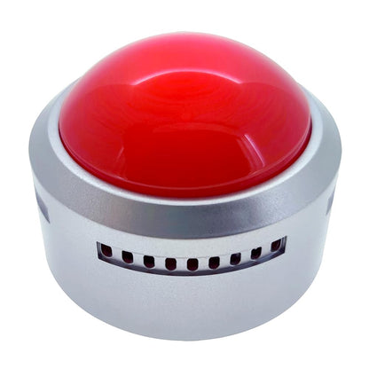 LED Illuminated Recording Button,Talking Buttons,Voice Recorder Button,Talking Buttons,Record Sound Button for Gift Education, Easy Button,Funny Office Gift,Funny Button（red）