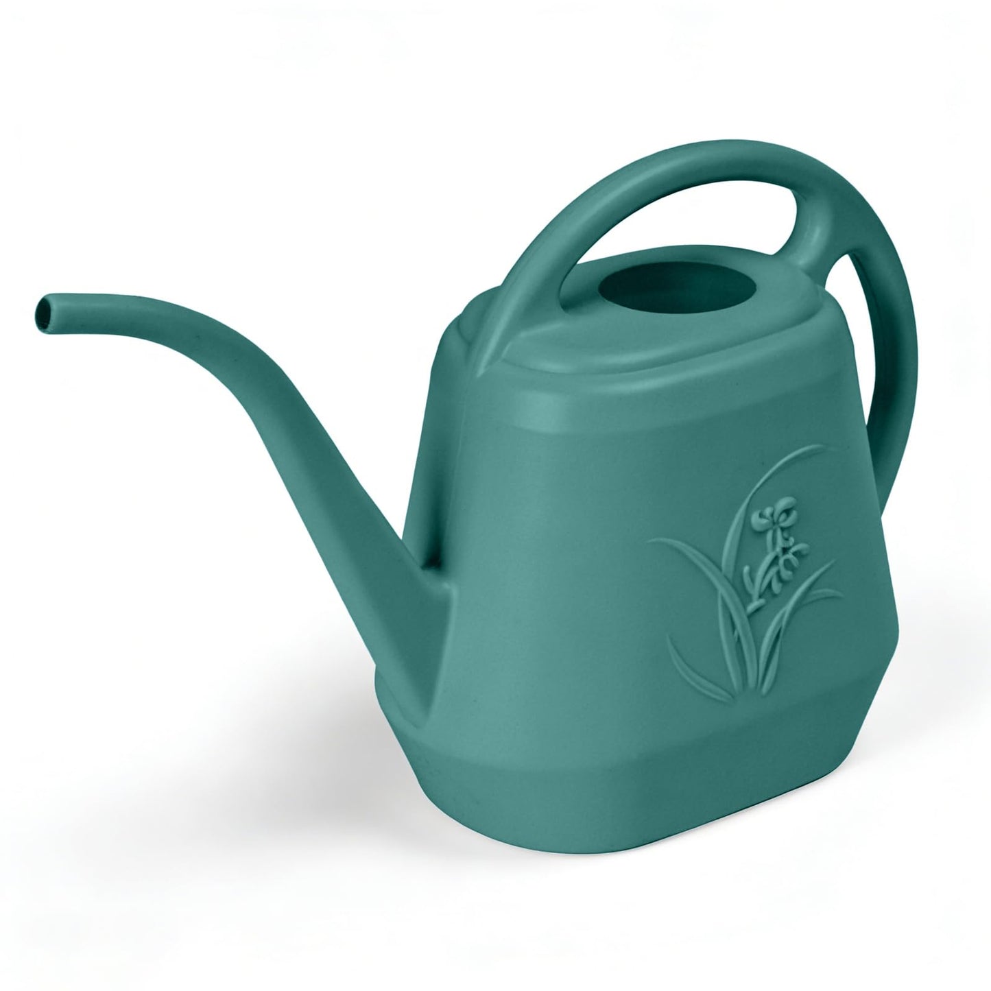 VKPLITE Plastic Watering Can - for Indoor and Outdoor Home Garden Plants - with Long Spout - Green - 1/2 Gallon