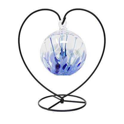 WOCTDTHW Ornament Display Stand Holder Iron Hanger for Chrismas Hanging Glass Globes (Love Shape Large 2 Pcs)