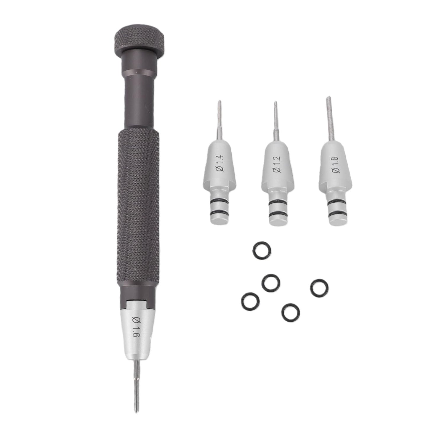 Aramox Jewelers Screwdrivers Set, 1.2 to 1.8mm Bits Watch Repair T Handle Non Slip Grip for Watchmaker Jewelry Crafting