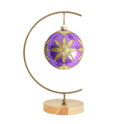 CXLE Ornament Display Stand - Iron Pothook Stand for Hanging Glass Globe, Air Plant Terrarium, Witch Ball, Christmas Ornament and Home Wedding Decoration