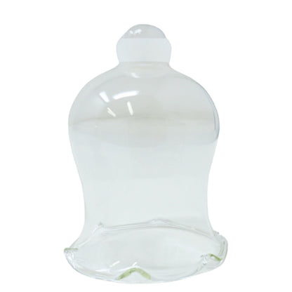 4E's Novelty Clear Glass Votive Cups with Peg - Pack of 6 - Tulip Votive for Candelabra Candle Holder, Home Interior Candle Sconce Glass Replacement Parts, Shabbat Candle Glass Oil Lamp (2.75" Tall)