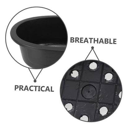 Toddmomy 2pcs Large Oval Planting Pots for Indoor and Outdoor Gardening Reusable Flower Planters with Modern Design for Home Balcony Garden Decoration