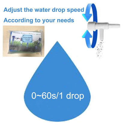 ARTEM Plant Waterer Self Watering Spikes System Automatic Vacation Drip Irrigation Watering Devices with Slow Release Control Valve Switch for Garden Plants Indoor & Outdoor (12 Packs)