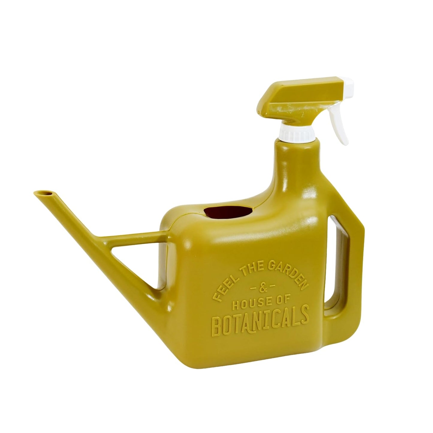 PETAL & FLOW Spray Sprinkler 2-in-1 Watering Can & Plant Mister Spray Bottle for Indoor & Outdoor Plants, 0.4 Gal (1.6L) (Olive)